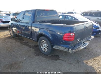 2002 FORD F-150 LARIAT/XLT Blue  Gasoline 1FTRW07672KD74497 photo #4