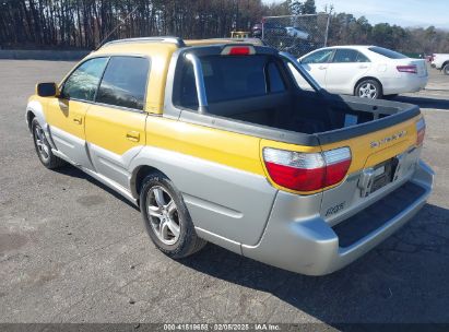 2003 SUBARU BAJA Yellow  Gasoline 4S4BT61C137102278 photo #4