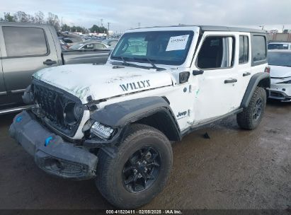 2024 JEEP WRANGLER 4XE WILLYS 4XE White  Hybrid 1C4RJXN66RW186440 photo #3