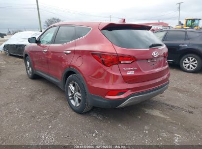 2017 HYUNDAI SANTA FE SPORT 2.4L Red  Gasoline 5XYZT3LB7HG455253 photo #4