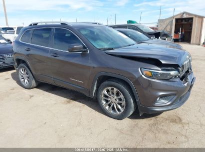 2021 JEEP CHEROKEE LATITUDE LUX FWD Gray  Flexible Fuel 1C4PJLMX4MD239201 photo #1