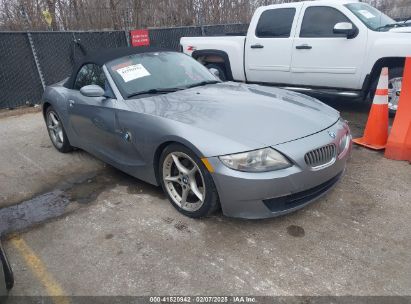 2007 BMW Z4 3.0SI Silver  Gasoline 4USBU535X7LX02797 photo #1