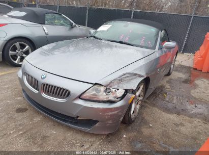 2007 BMW Z4 3.0SI Silver  Gasoline 4USBU535X7LX02797 photo #3