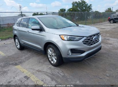 2023 FORD EDGE TITANIUM Silver  Gasoline 2FMPK4K9XPBA19395 photo #1