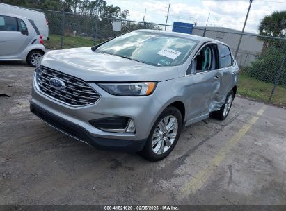 2023 FORD EDGE TITANIUM Silver  Gasoline 2FMPK4K9XPBA19395 photo #3