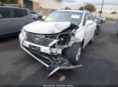 2014 LEXUS RX 350 White  Gasoline 2T2ZK1BA0EC146694 photo #3