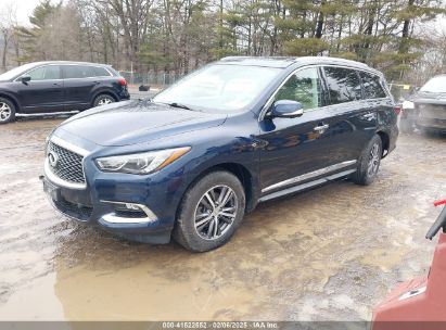 2017 INFINITI QX60 Blue  Gasoline 5N1DL0MM3HC528756 photo #3