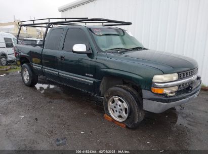 2001 CHEVROLET SILVERADO 1500 LS Green  Gasoline 1GCEK19T01E216132 photo #1