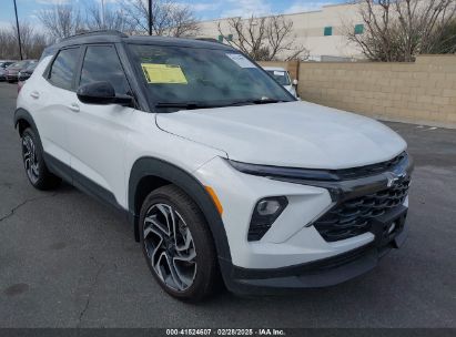 2024 CHEVROLET TRAILBLAZER AWD RS White  Gasoline KL79MUSL7RB160532 photo #1