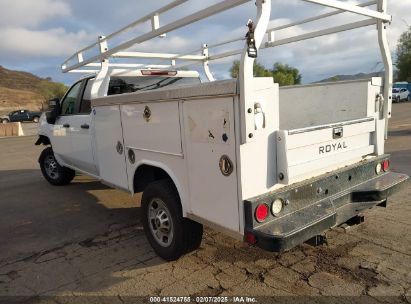 2021 CHEVROLET SILVERADO 2500HD 2WD DOUBLE CAB LONG BED WT White  Gasoline 1GB5WLE76MF173945 photo #4