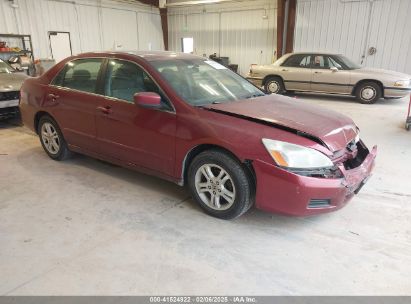 2006 HONDA ACCORD 2.4 SE Red  Gasoline 1HGCM56356A067911 photo #1