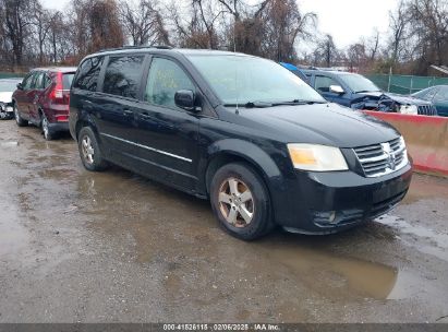 2008 DODGE GRAND CARAVAN SXT Black  Gasoline 2D8HN54P88R800573 photo #1