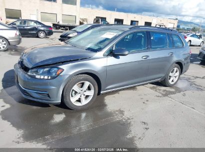 2018 VOLKSWAGEN GOLF SPORTWAGEN TSI S/TSI SE Gray  Gasoline 3VWD17AUXJM752387 photo #3