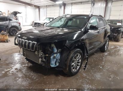 2021 JEEP CHEROKEE LATITUDE PLUS 4X4 Black  Gasoline 1C4PJMLBXMD160546 photo #3