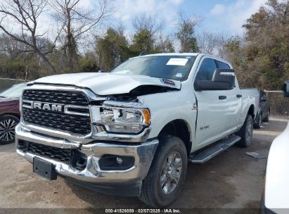 2024 RAM 2500 BIG HORN  4X4 6'4 BOX White  Diesel 3C6UR5DL7RG233026 photo #3