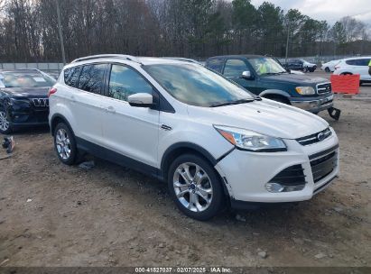 2016 FORD ESCAPE TITANIUM White  Gasoline 1FMCU0J99GUC19097 photo #1