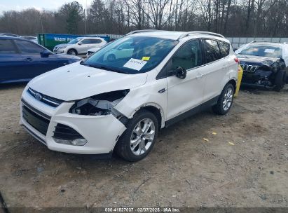 2016 FORD ESCAPE TITANIUM White  Gasoline 1FMCU0J99GUC19097 photo #3