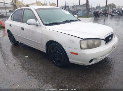 2002 HYUNDAI ELANTRA GLS White  Gasoline KMHDN45D82U440559 photo #1