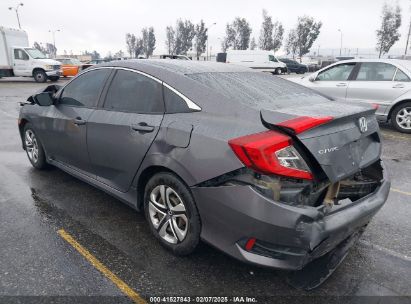 2017 HONDA CIVIC LX Gray  Gasoline 19XFC2F68HE212205 photo #4