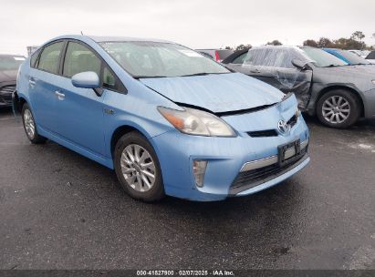 2012 TOYOTA PRIUS PLUG-IN Blue  Hybrid JTDKN3DP6C3006259 photo #1