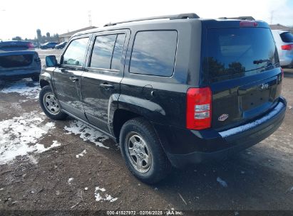 2017 JEEP PATRIOT SPORT FWD Black  Gasoline 1C4NJPBB5HD120214 photo #4