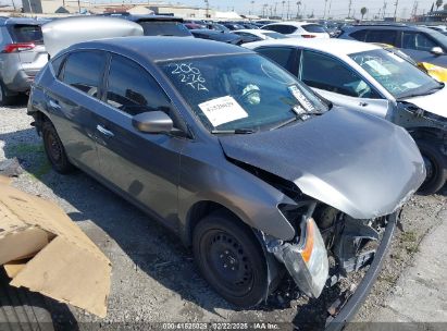 2015 NISSAN SENTRA SV Silver  Gasoline 3N1AB7AP4FL683550 photo #1