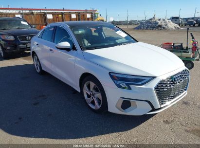 2023 AUDI A3 PREMIUM 40 TFSI FRONT-WHEEL DRIVE S TRONIC White  Gasoline WAUAUDGY7PA037981 photo #1