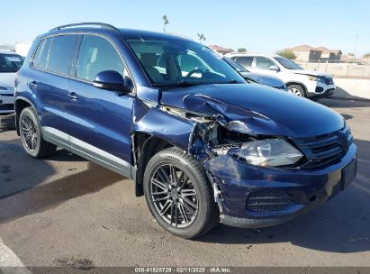 2016 VOLKSWAGEN TIGUAN R-LINE/S/SE/SEL Blue  Gasoline WVGBV7AX2GW562483 photo #1