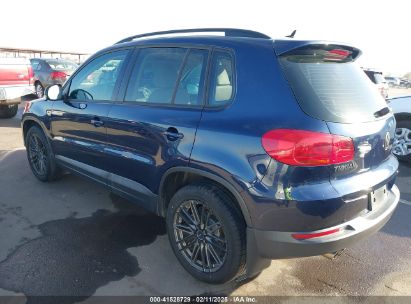 2016 VOLKSWAGEN TIGUAN R-LINE/S/SE/SEL Blue  Gasoline WVGBV7AX2GW562483 photo #4