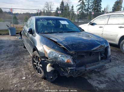 2012 HONDA ACCORD 2.4 EX-L Black  Gasoline 1HGCP2F81CA065425 photo #1