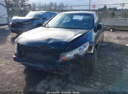 2012 HONDA ACCORD 2.4 EX-L Black  Gasoline 1HGCP2F81CA065425 photo #3