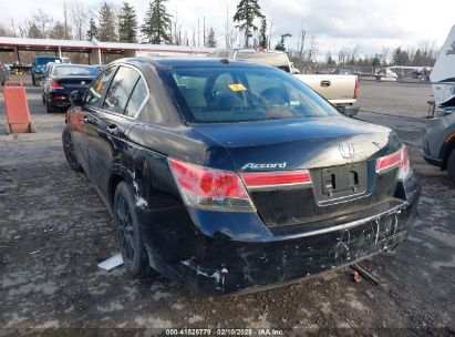 2012 HONDA ACCORD 2.4 EX-L Black  Gasoline 1HGCP2F81CA065425 photo #4