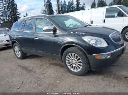 2012 BUICK ENCLAVE LEATHER Black  Gasoline 5GAKVCED8CJ251131 photo #1