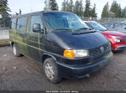 2000 VOLKSWAGEN EUROVAN MV Black  Gasoline WV2MH4704YH093806 photo #1