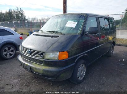 2000 VOLKSWAGEN EUROVAN MV Black  Gasoline WV2MH4704YH093806 photo #3