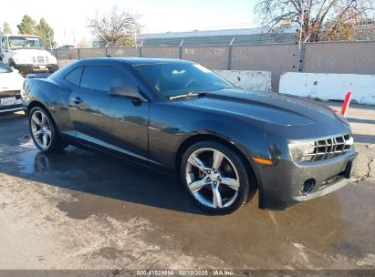 2013 CHEVROLET CAMARO 2LS Gray  Gasoline 2G1FA1E34D9189000 photo #1