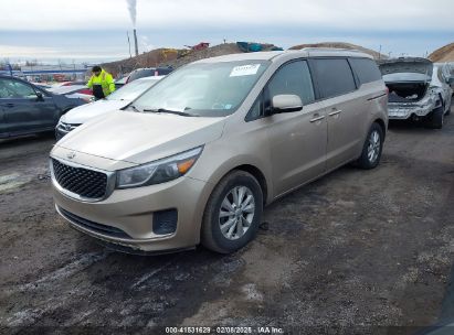 2016 KIA SEDONA LX Gold  Gasoline KNDMB5C18G6204078 photo #3