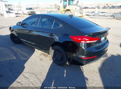 2017 HYUNDAI ELANTRA SE Black  Gasoline 5NPD74LF9HH089179 photo #4