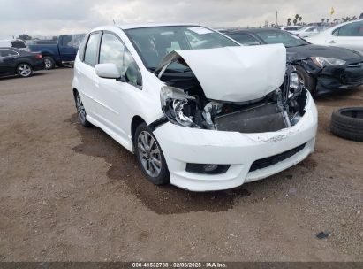 2012 HONDA FIT SPORT White  Gasoline JHMGE8H59CC001907 photo #1