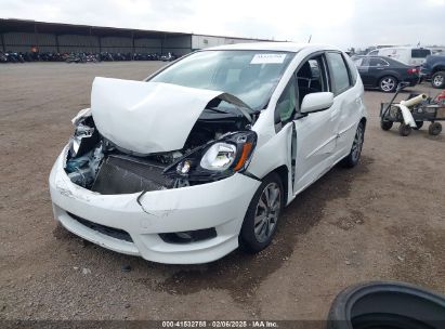 2012 HONDA FIT SPORT White  Gasoline JHMGE8H59CC001907 photo #3