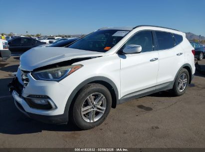 2017 HYUNDAI SANTA FE SPORT 2.4L White  Gasoline 5NMZU3LBXHH048479 photo #3