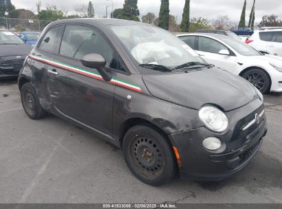 2015 FIAT 500 POP Gray  Gasoline 3C3CFFAR8FT710288 photo #1