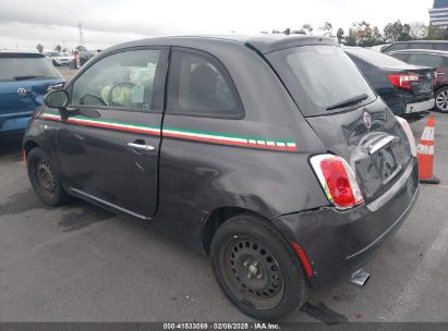 2015 FIAT 500 POP Gray  Gasoline 3C3CFFAR8FT710288 photo #4