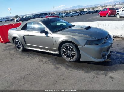 2001 FORD MUSTANG GT Gray  Gasoline 1FAFP45XX1F204750 photo #1