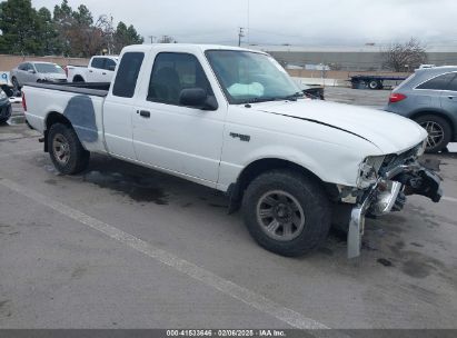 2002 FORD RANGER XLT White  Gasoline 1FTYR44E22PB33519 photo #1