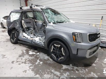 2023 KIA TELLURIDE EX Gray  Gasoline 5XYP3DGC6PG376753 photo #1