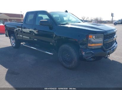 2019 CHEVROLET SILVERADO 1500 LD SILVERADO CUSTOM Black  Gasoline 3GCUYEED7NG131190 photo #1