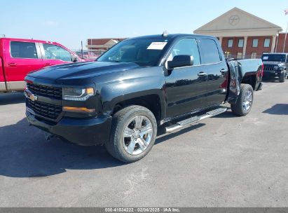 2019 CHEVROLET SILVERADO 1500 LD SILVERADO CUSTOM Black  Gasoline 3GCUYEED7NG131190 photo #3