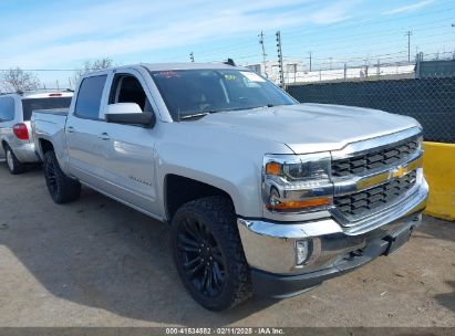 2018 CHEVROLET SILVERADO 1500 LT Silver  Gasoline 3GCUKREC7JG646975 photo #1