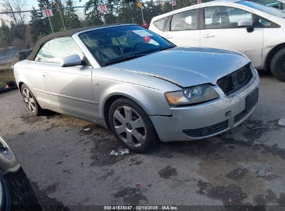 2005 AUDI A4 3.0 Silver  Gasoline WAUDT48H55K006377 photo #1